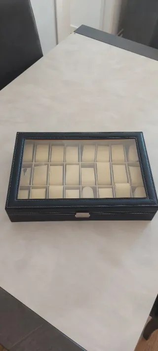 Scatola porta orologi 24 posti