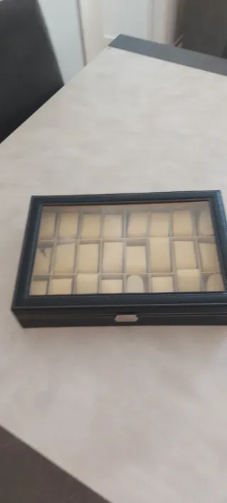 Scatola porta orologi 24 posti