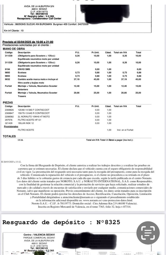 Suzuki Burman 400 scooter gris