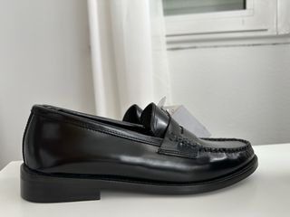 Mocasines negros Mango Talla 38