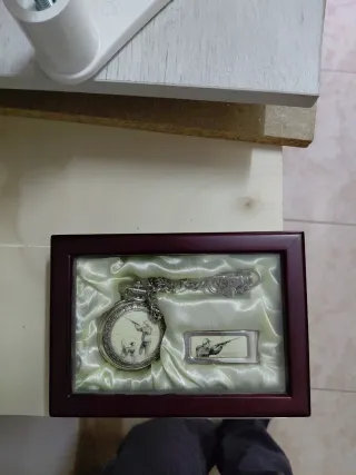 Reloj de bolsillo con corbatero