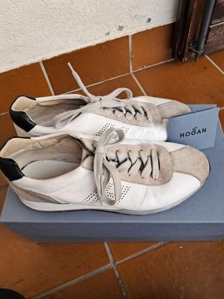 Scarpe Hogan Uomo 42 Bianco Beige