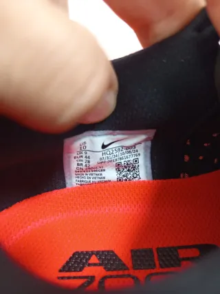 Nike Pegasus Premium 44 Negro/Rojo