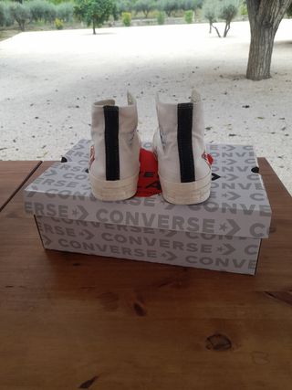 Botas Converse All Star Corazón Rojo