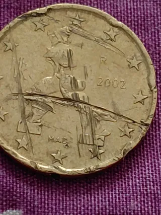 Moneda 20 céntimos 2002