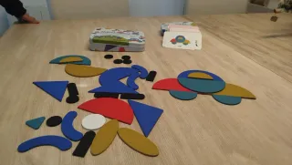 Puzzle de madera formas geométricas
