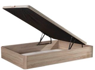 Canapé abatible madera y tela 135x200
