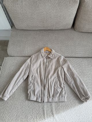 Chaqueta pana beige hombre Talla S