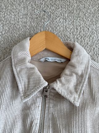 Chaqueta pana beige hombre Talla S