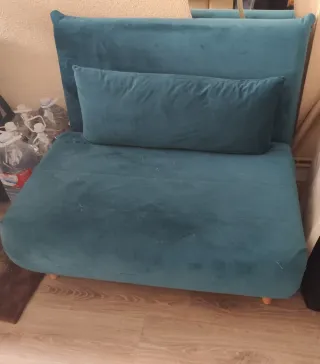 Sofá Cama Terciopelo Teal Maison du Monde
