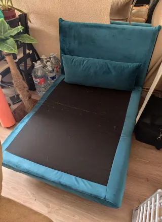 Sofá Cama Terciopelo Teal Maison du Monde