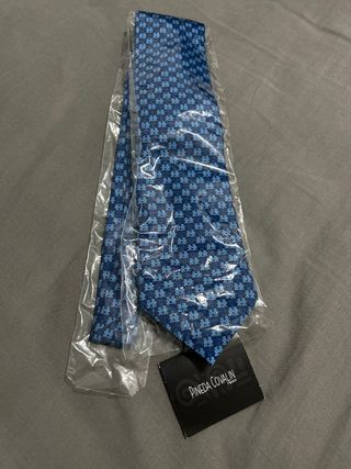 Corbata Pineda Covalin México Azul de Seda