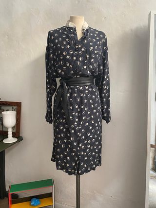 Abito chemisier seta sartoria VINTAGE