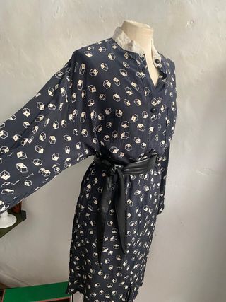 Abito chemisier seta sartoria VINTAGE