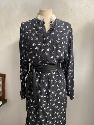 Abito chemisier seta sartoria VINTAGE