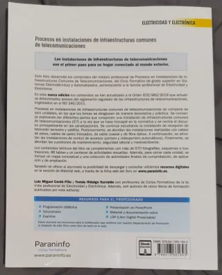 Procesos en instalaciones de infraestructuras 