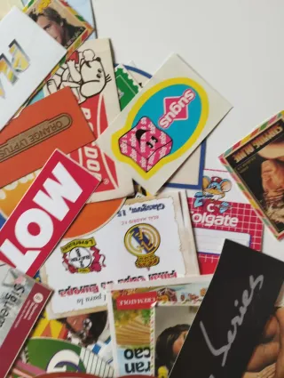 Set di adesivi vari anni '80