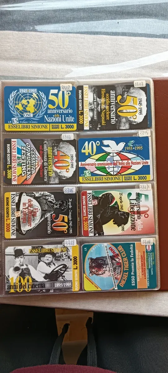 Lotto Schede Telefoniche prp SIP/Telecom