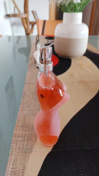 Perfume Mujer Forma Cuerpo Rosa