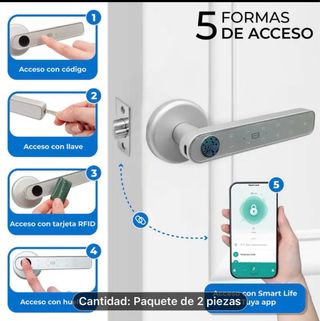 Cerradura Inteligente con Huella y Teclado