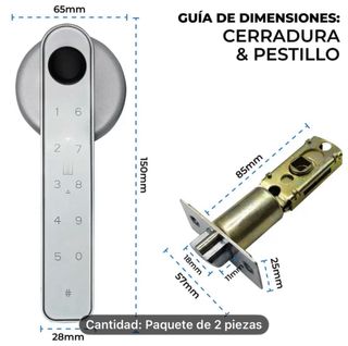 Cerradura Inteligente con Huella y Teclado