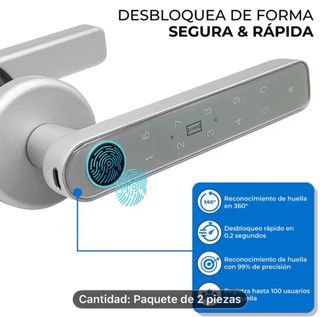 Cerradura Inteligente con Huella y Teclado