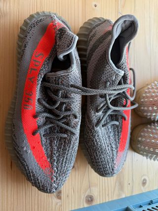 Adidas Yeezy Boost 350 V2 Gris Naranja