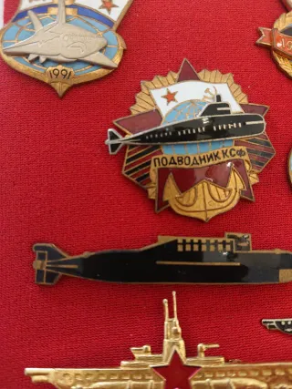 Distintivos de submarino ruso