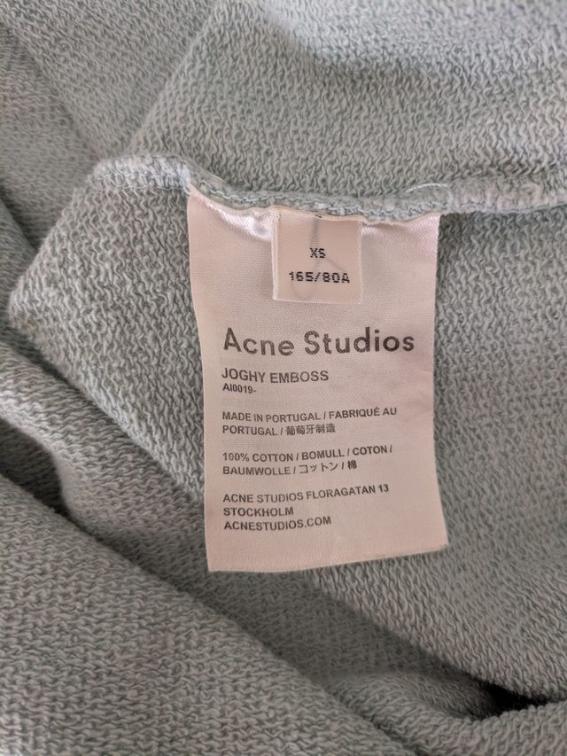 Felpa Acne Studios Joghy Emboss XS