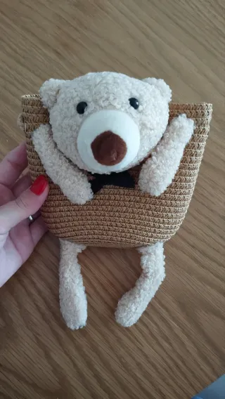 Carterita de niña oso peluche