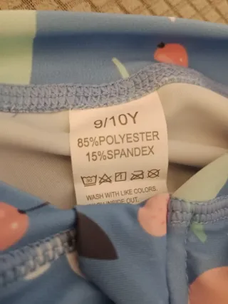 Bañador manga larga 9/10Y