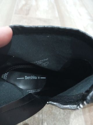 Botines Bershka Negros Talla 39