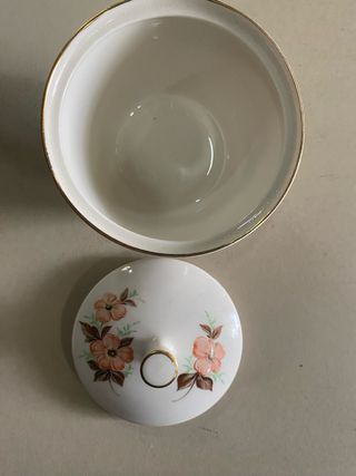 Zuccheriera Royal in porcellana decorata