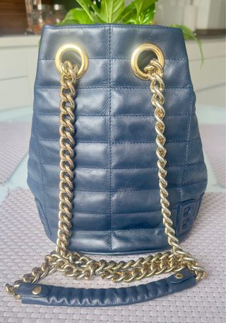 Bolso Bimba y Lola piel azul marino