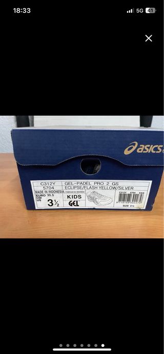 Zapatillas ASICS Padel Gel Pro Hombre