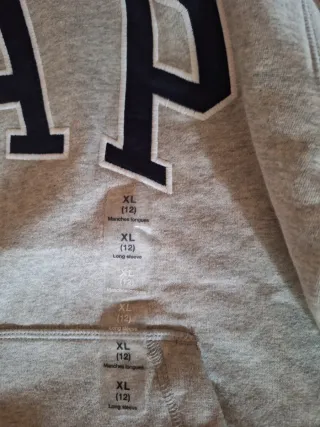Sudadera Gap gris niño
