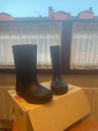 Botas de agua Igor niño número 24 azul marino 