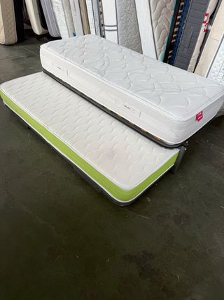 CAMA NIDO KANGURO Y COLCHONES VISCO 80x180