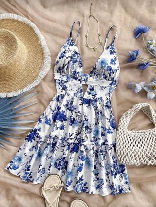 Vestido floral Shein