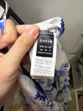 Vestido floral Shein