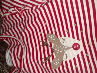 Vestido navidad de niña rojo reno