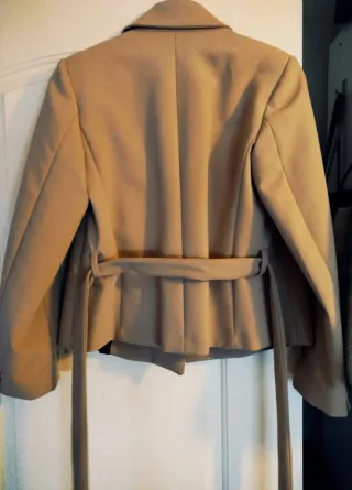 Traje Zara Beige Chaqueta y Pantalón