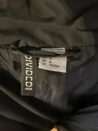 Chaqueta acolchada H&M negra