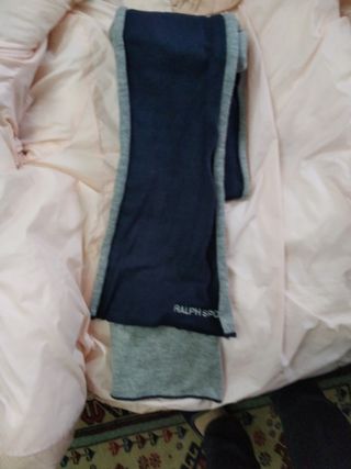Sciarpa uomo blu e verde