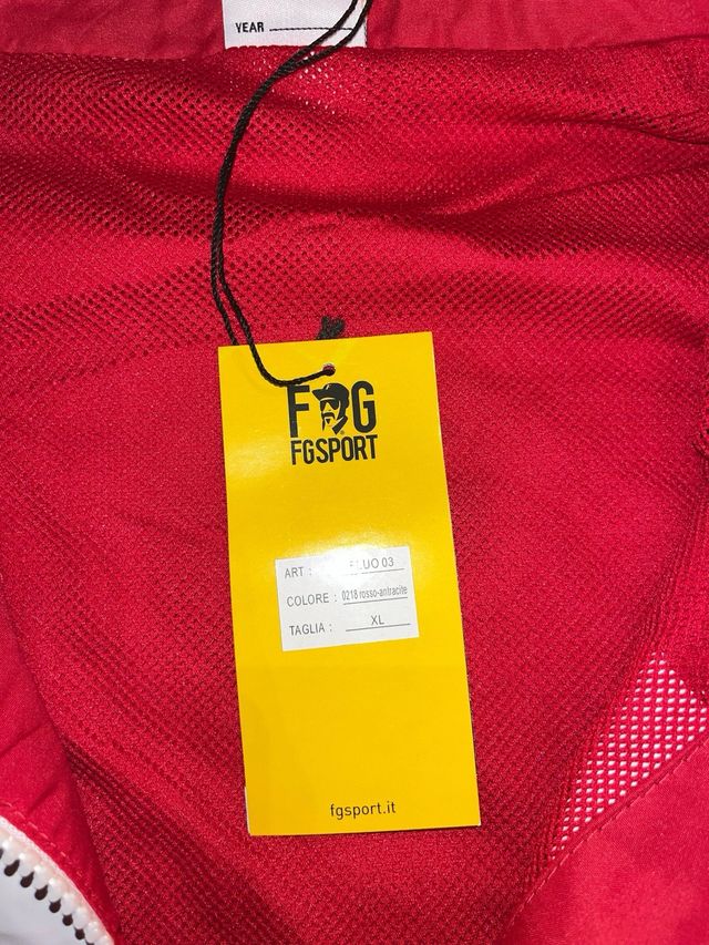 Tuta Frankie Garage Rossa e Grigia