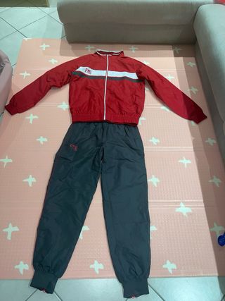 Tuta Frankie Garage Rossa e Grigia