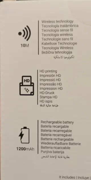 Mini Impresora Ale-hop Blanca