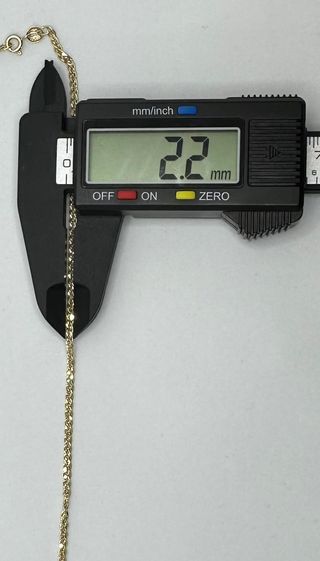 Cadena Ojo de Perdiz de oro 18k, 2.33 g, 45 cm.