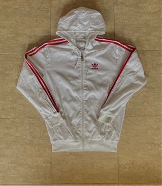 Adidas chaqueta blanca vintage sportswear