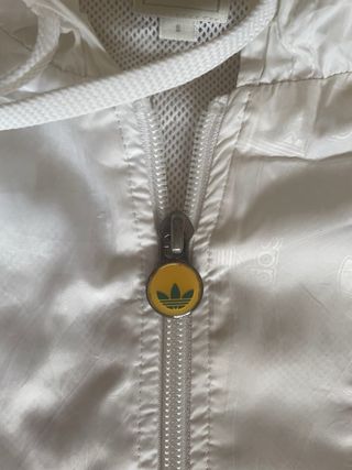 Adidas chaqueta blanca vintage sportswear